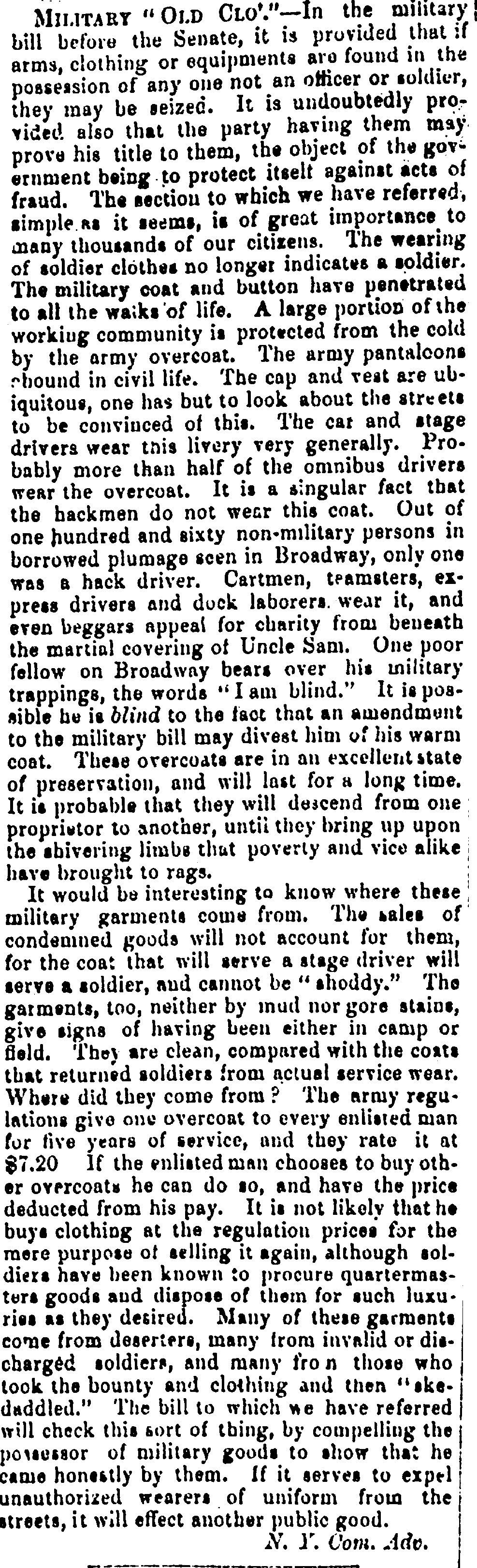 Newport Mercury February 14, 1863